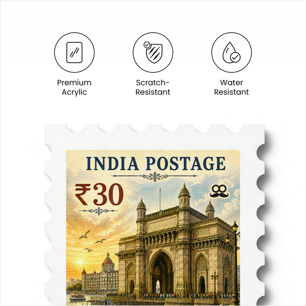 Gateway Of India - Magnetic Stamp