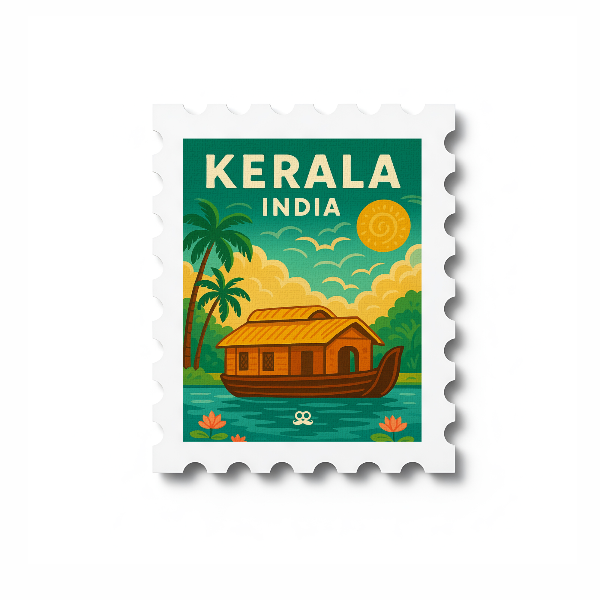 Kerala - Stamp Magnet MOOCH DESIGN STUDIO LLP