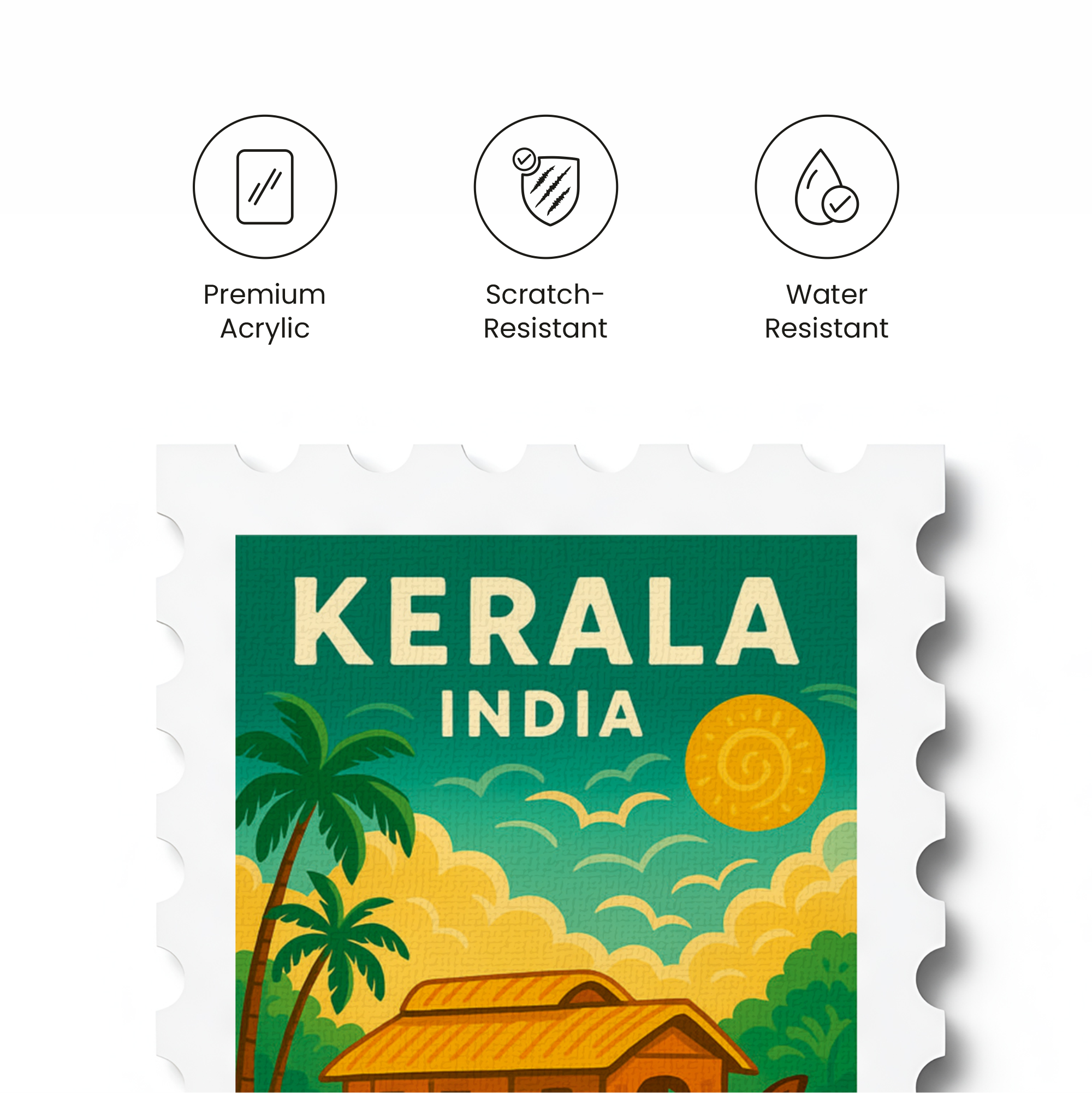 Kerala - Stamp Magnet MOOCH DESIGN STUDIO LLP