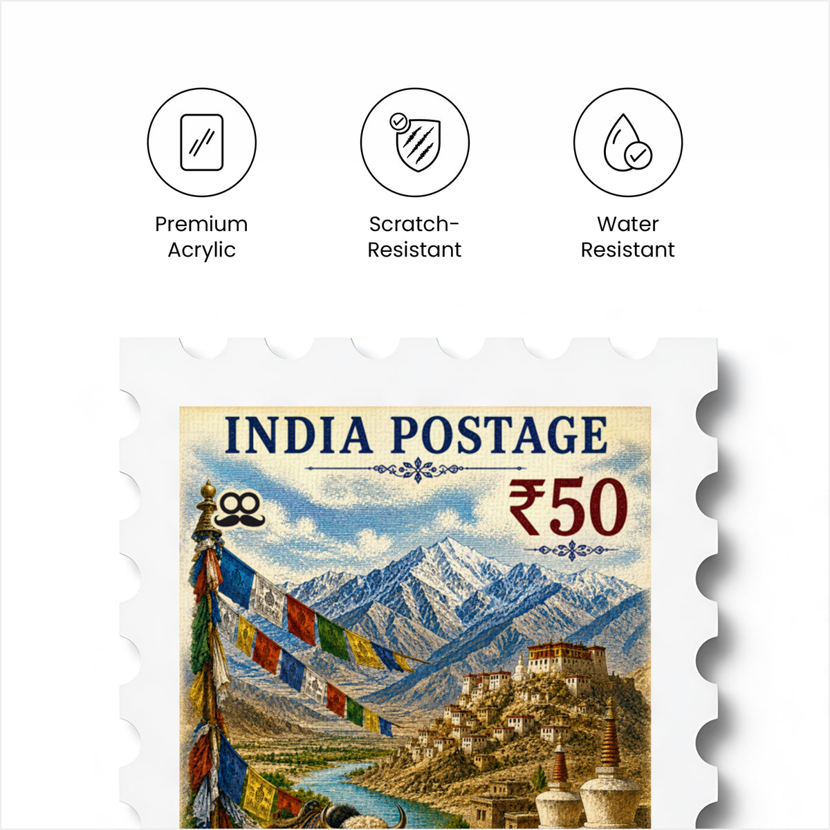 Ladakh - Magnetic Stamp