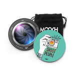 LENS + I GET PAID TO SHOOT - COASTER MAGNETS - SET OF 2