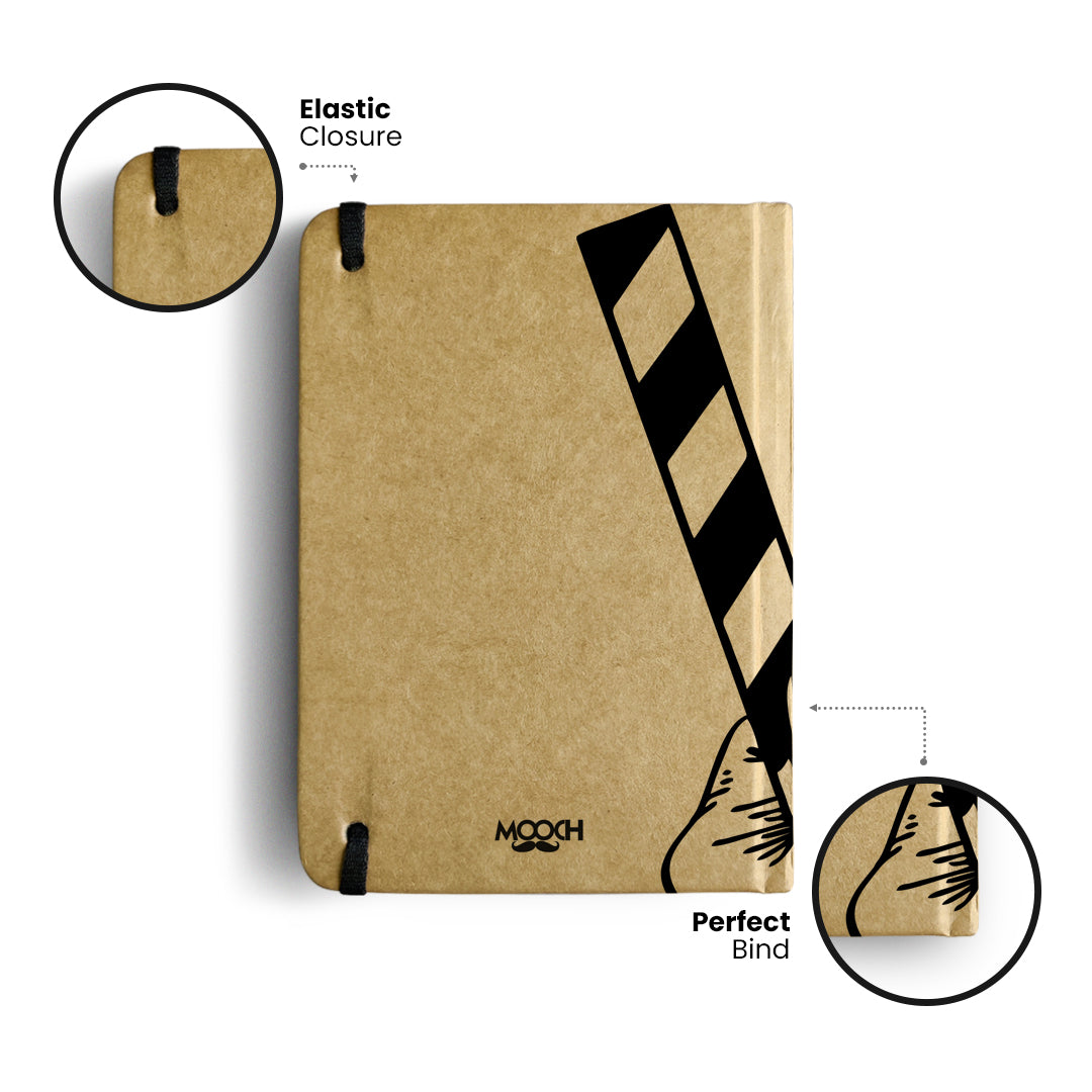 LIGHTS CAMERA ACTION - Handcrafted Diary MOOCH DESIGN STUDIO
