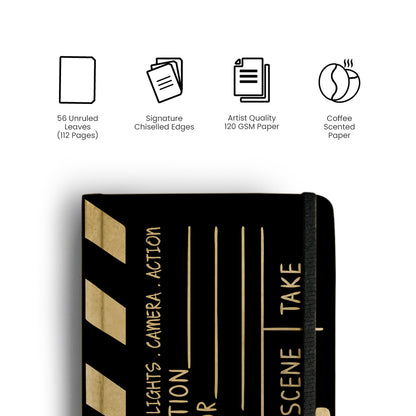 LIGHTS CAMERA ACTION - Handcrafted Diary MOOCH DESIGN STUDIO