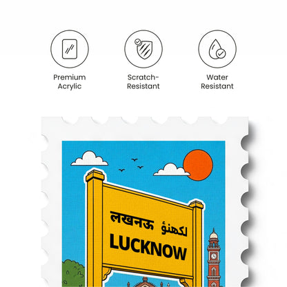 Lucknow - Magnetic Stamp