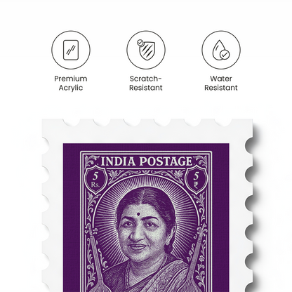 Lata Mangeshkar - Stamp Magnet MOOCH DESIGN STUDIO LLP