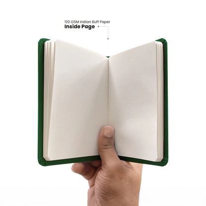 MARILYN MONROE - (GREEN) - Handcrafted Diary MOOCH DESIGN STUDIO