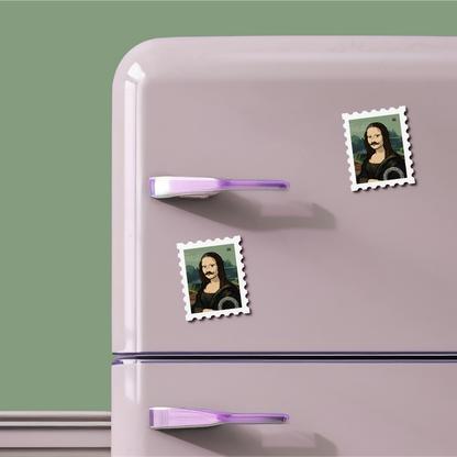 Mona Lisa - Stamp Magnet MOOCH DESIGN STUDIO LLP