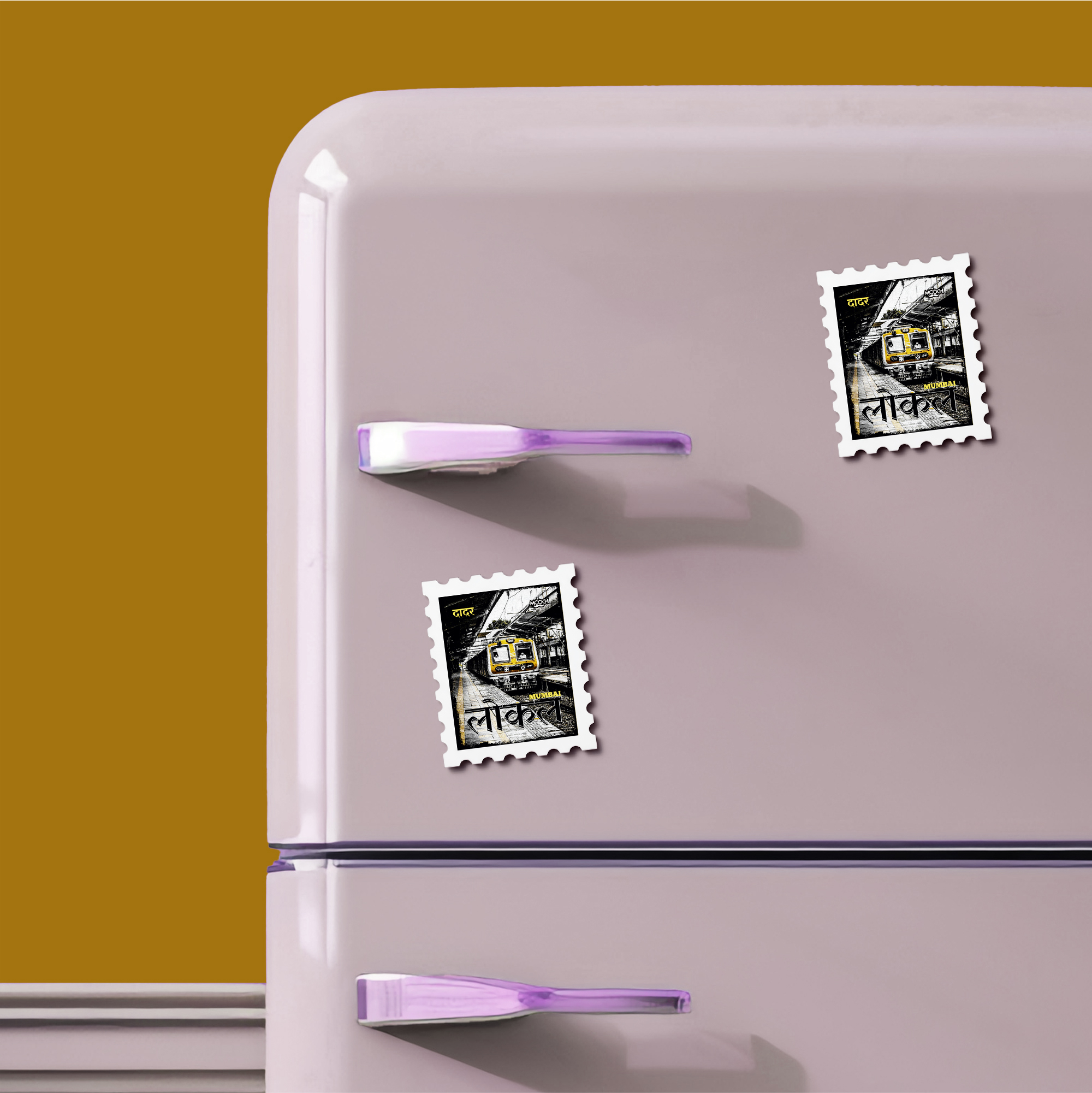 Mumbai Local - Stamp Magnet MOOCH DESIGN STUDIO LLP