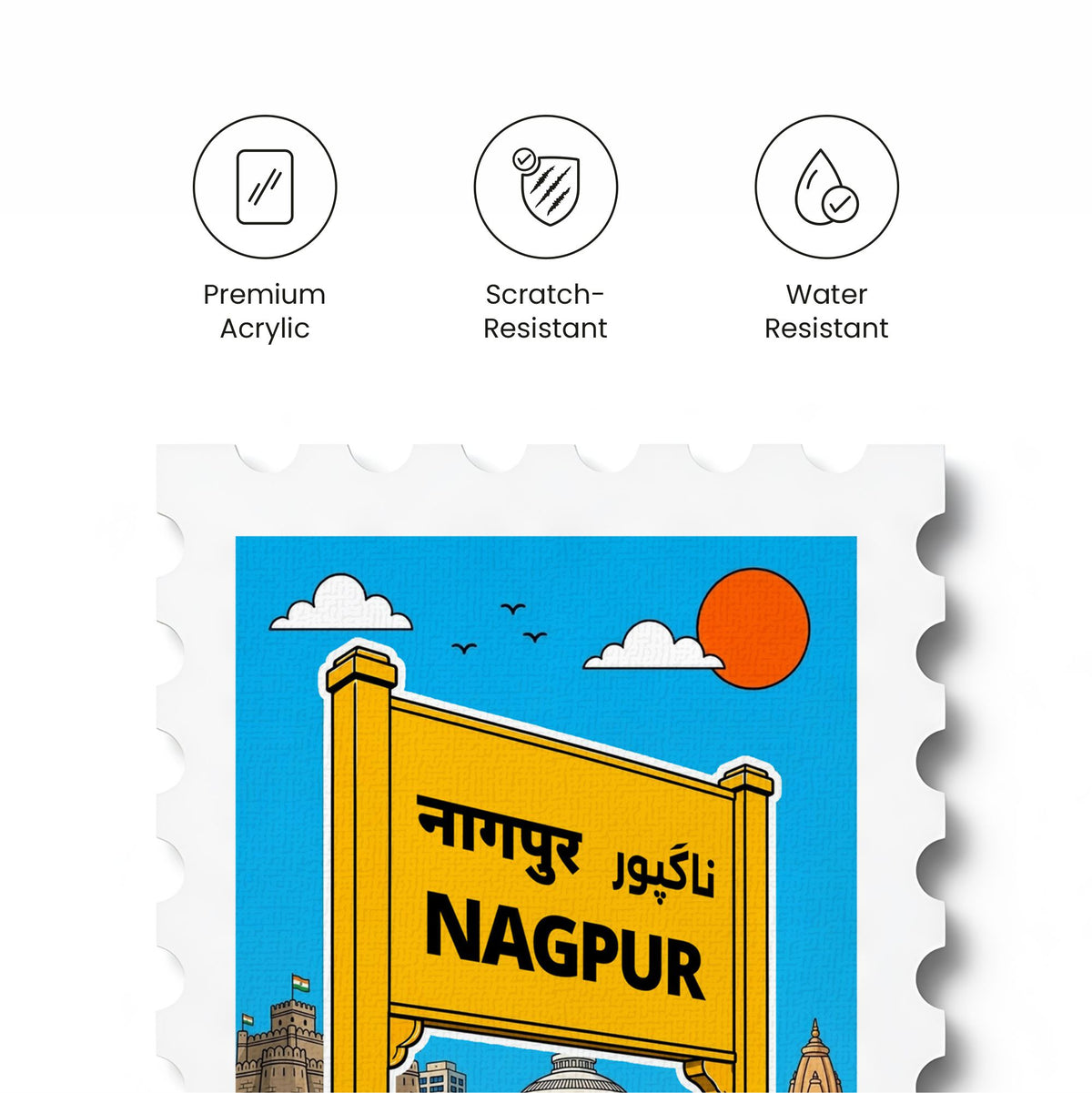 Nagpur - Magnetic Stamp