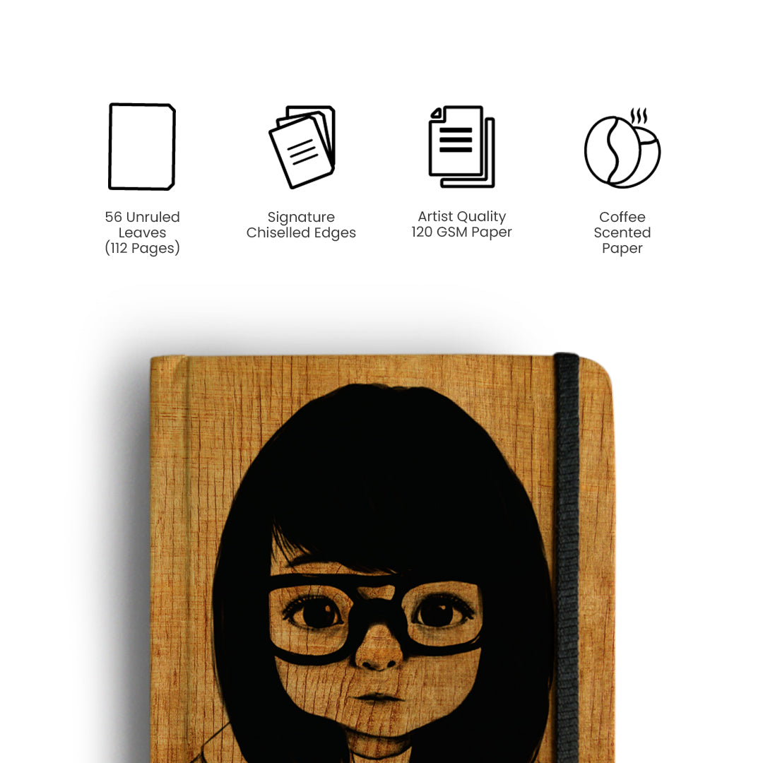 NERD GIRL - Handcrafted Diary MOOCH DESIGN STUDIO