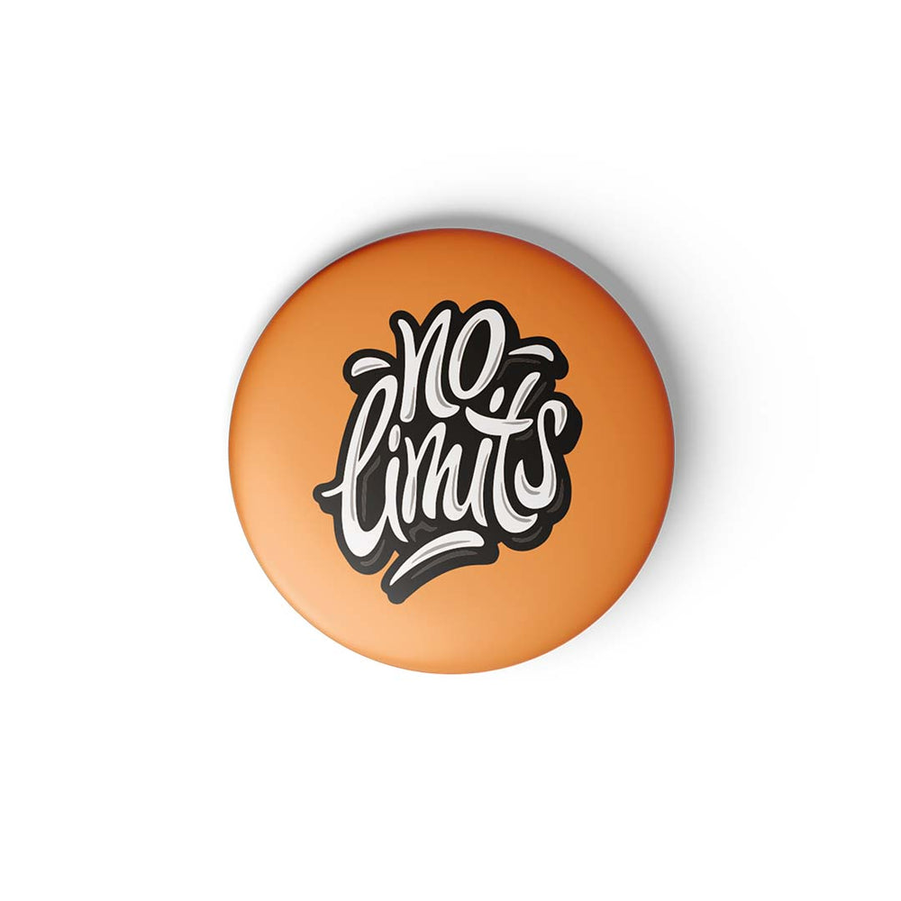 NO LIMITS - BADGE MAGNET