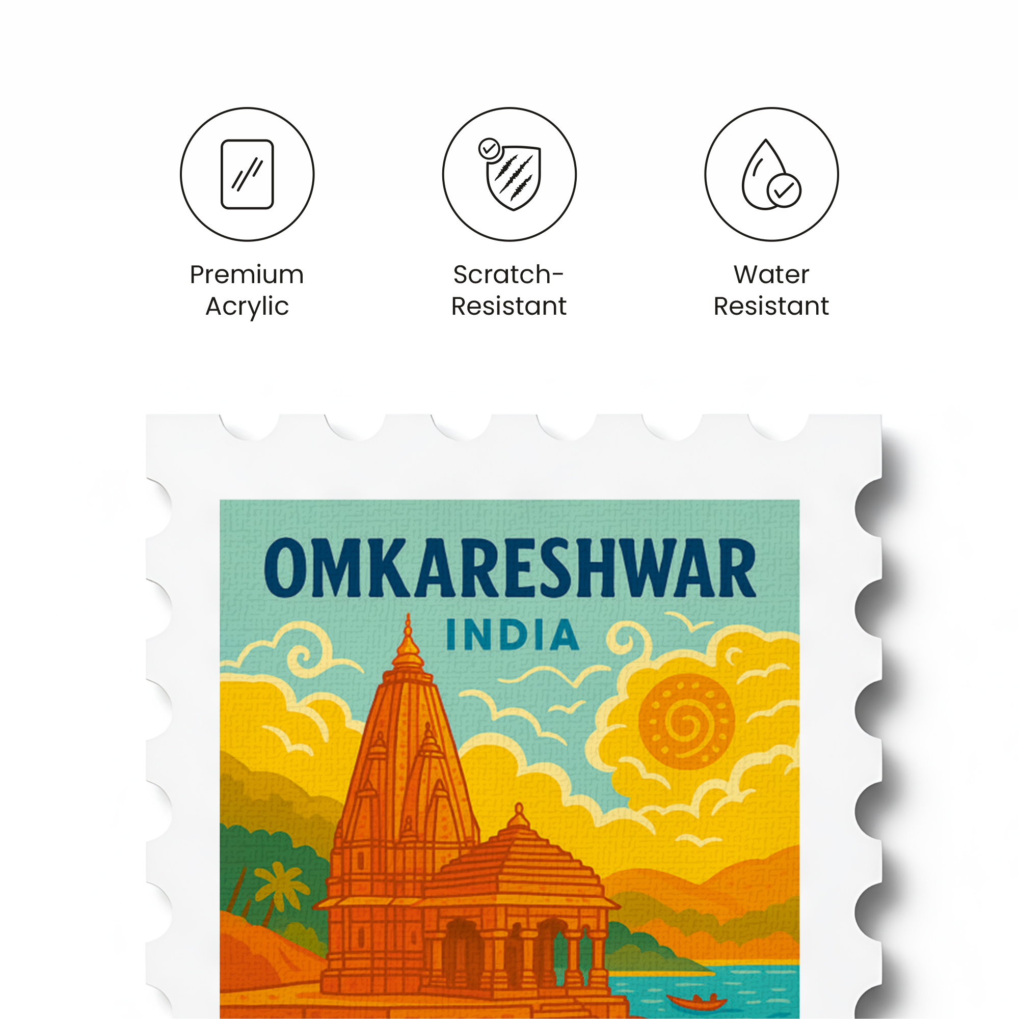Omkareshwar - Stamp Magnet MOOCH DESIGN STUDIO LLP