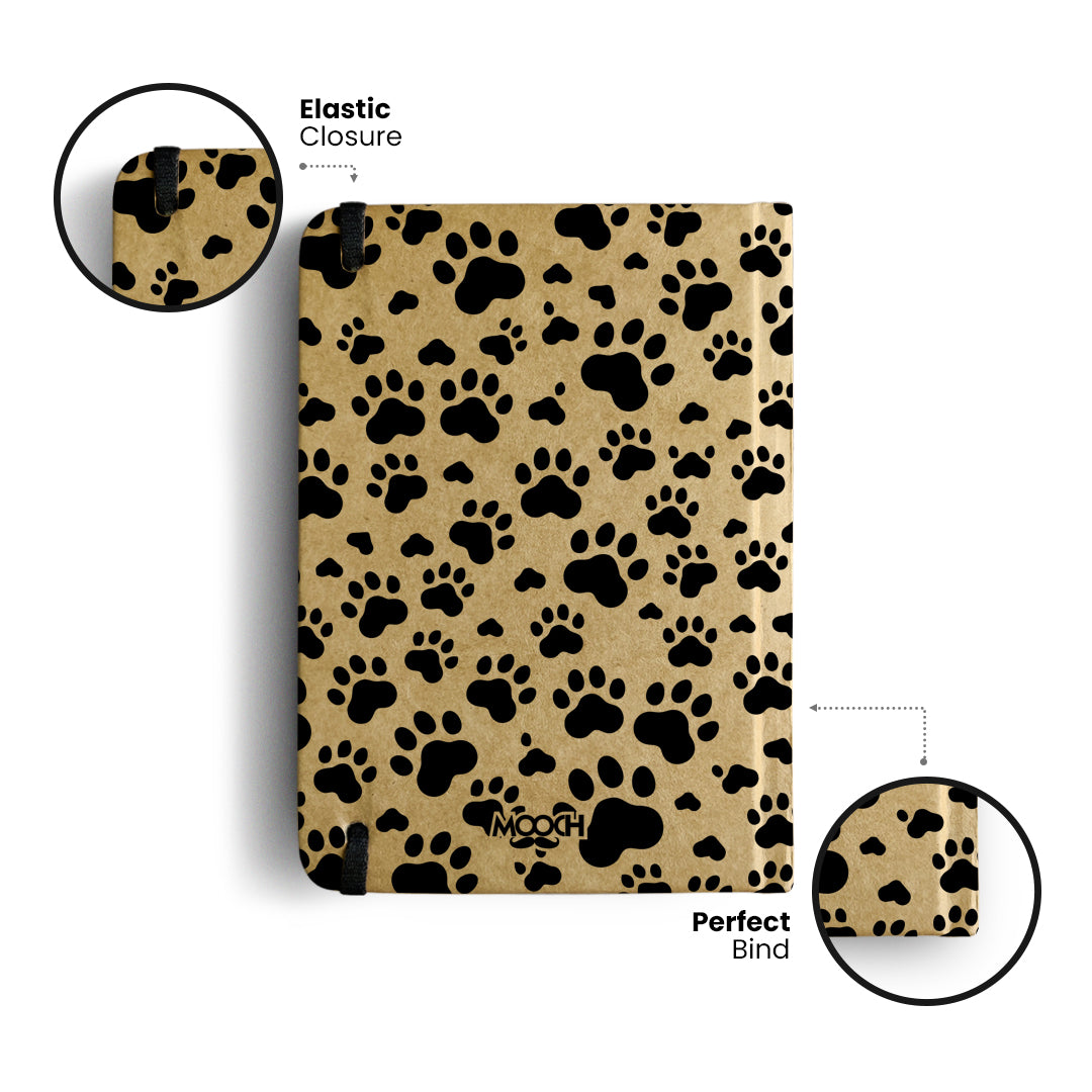 PAW PRINT - Handcrafted Diary MOOCH DESIGN STUDIO