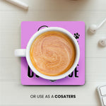 PAW SITIVE CATITUDE - COASTER MAGNET