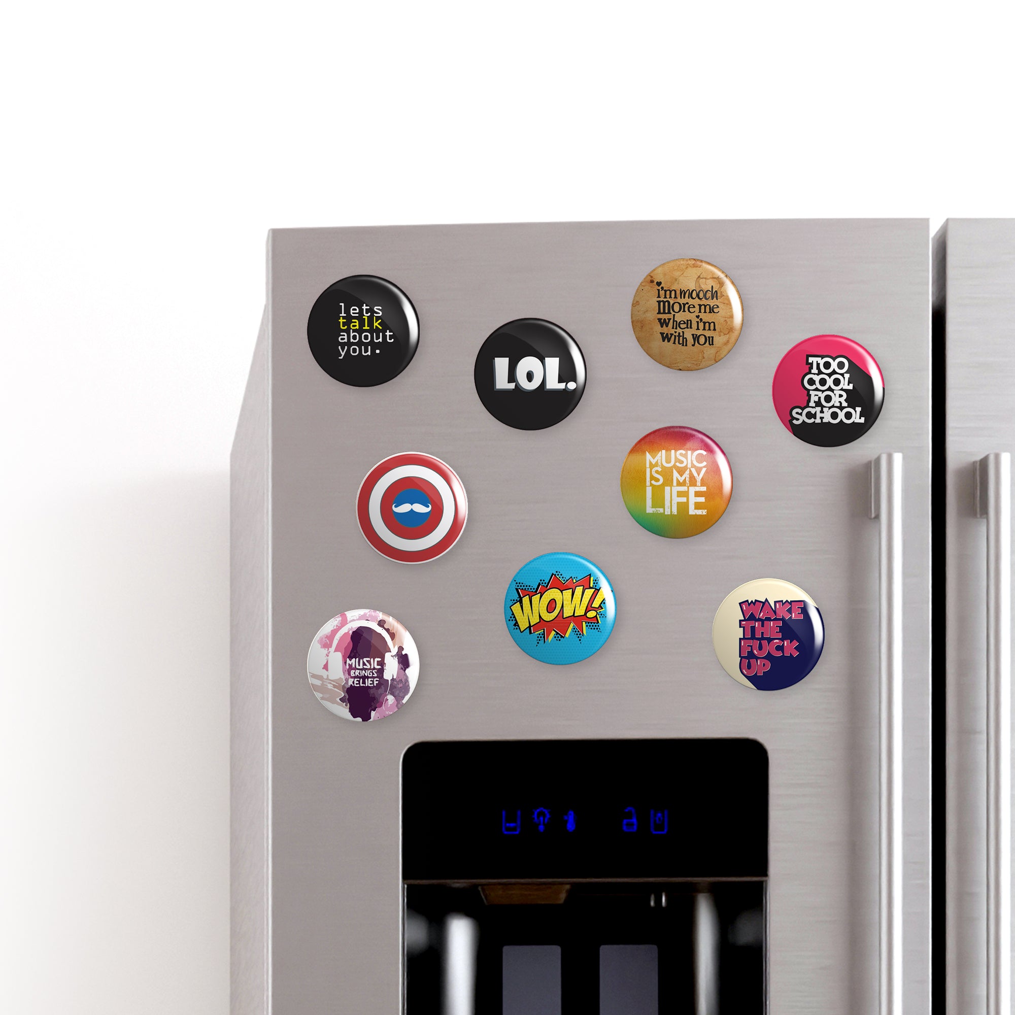 JUST SAY CHEESE - BADGE MAGNET