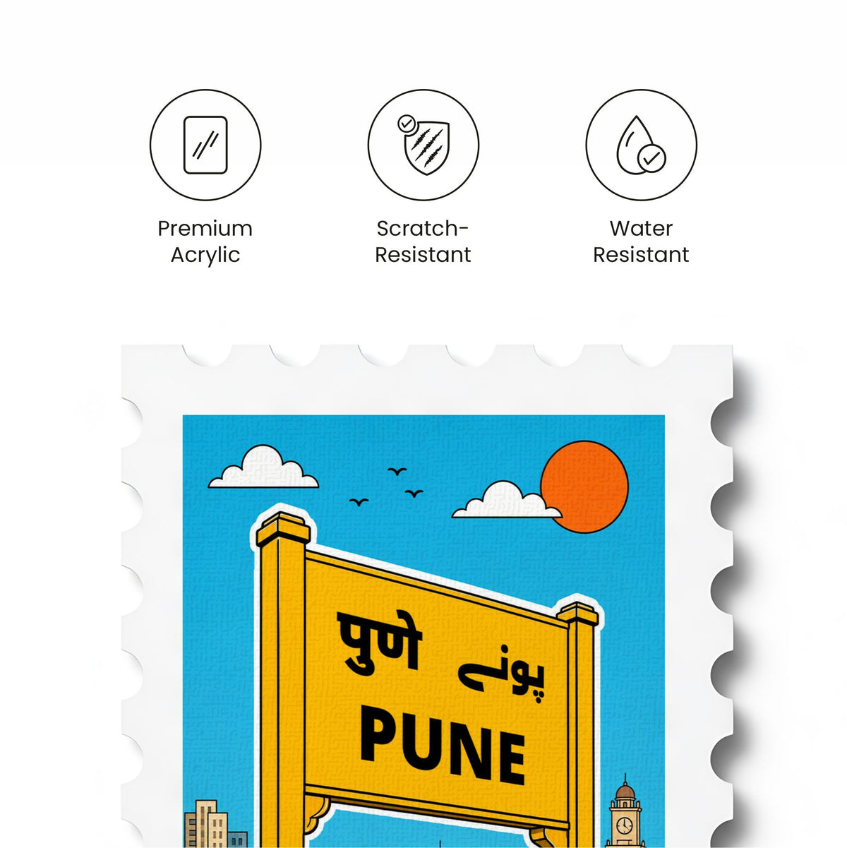 Pune - Magnetic Stamp