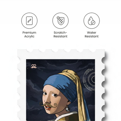 Pearl Earring - Stamp Magnet MOOCH DESIGN STUDIO LLP