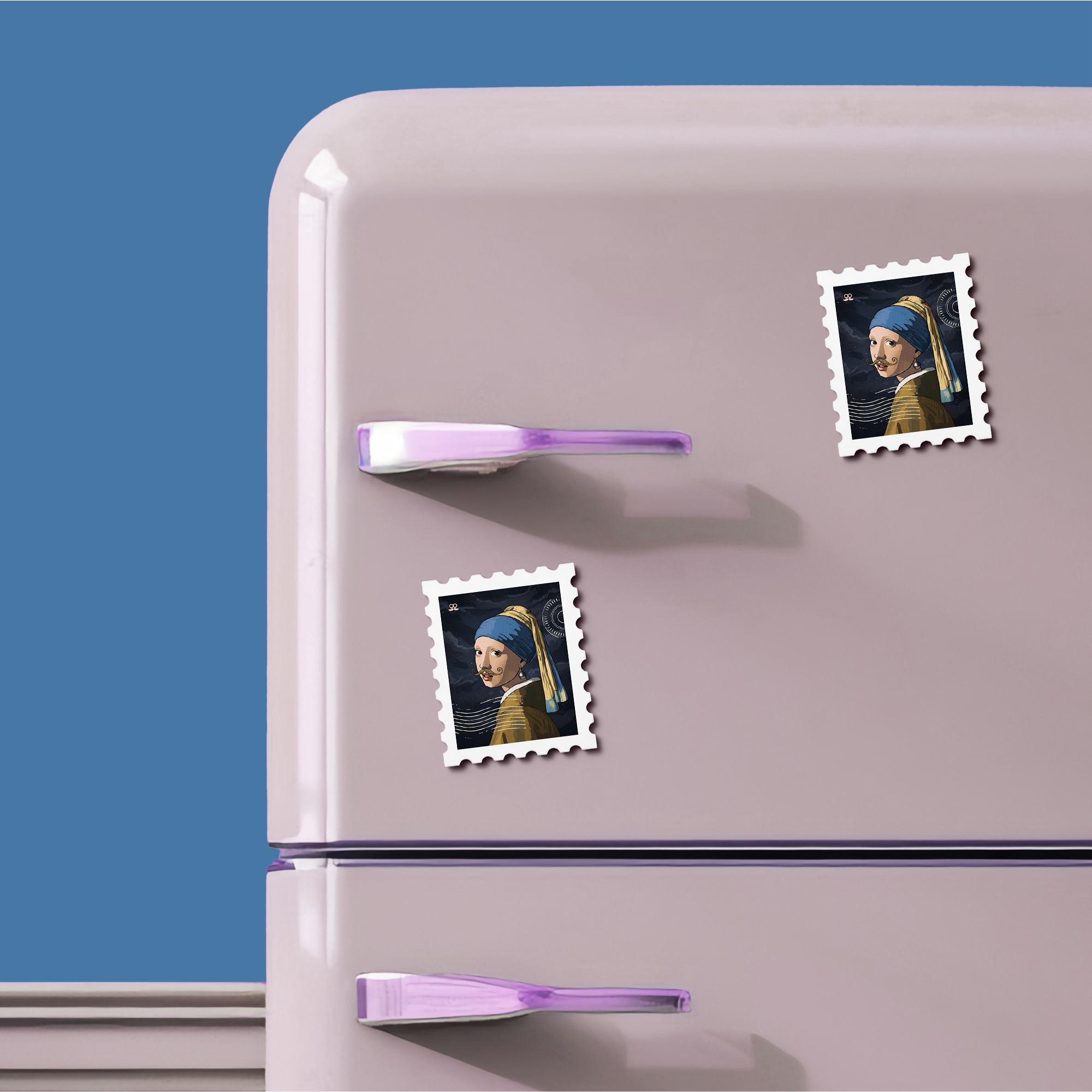 Pearl Earring - Stamp Magnet MOOCH DESIGN STUDIO LLP