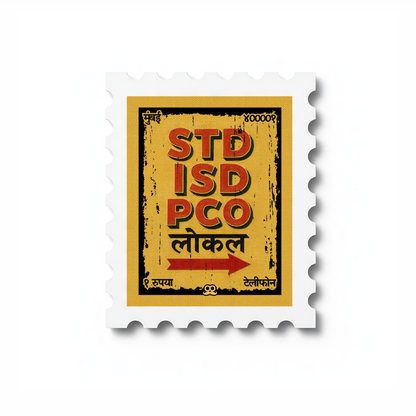Phone Booth - Stamp Magnet MOOCH DESIGN STUDIO LLP