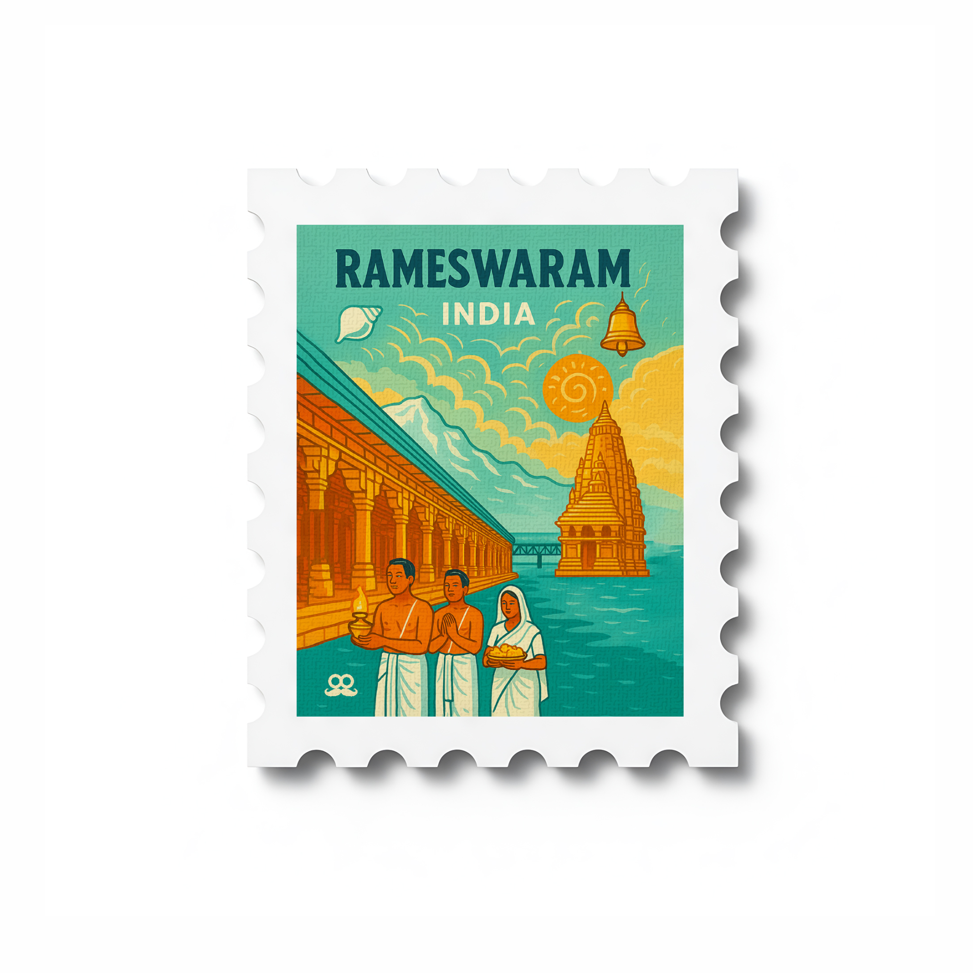 Rameshwaram - Stamp Magnet MOOCH DESIGN STUDIO LLP