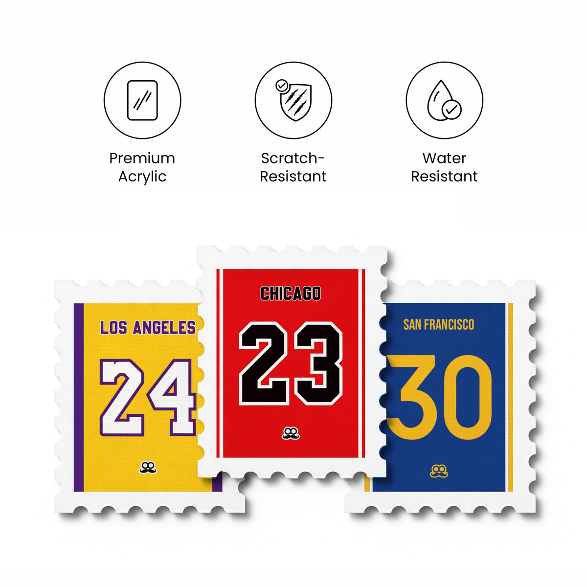 Set of 4 BB - Magnetic Stamp