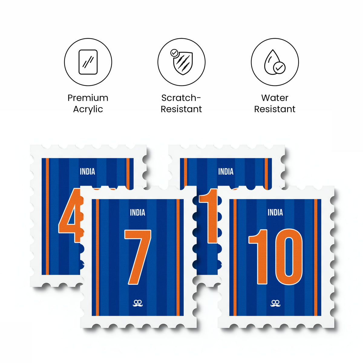 Set of 4 CR - Magnetic Stamp