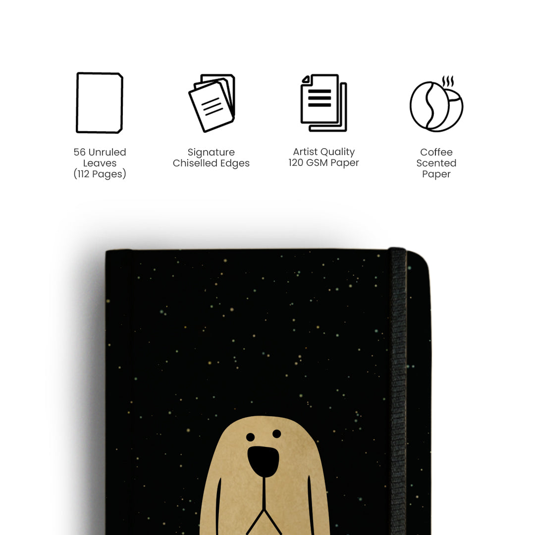 Shining Dog - Handcrafted Diary