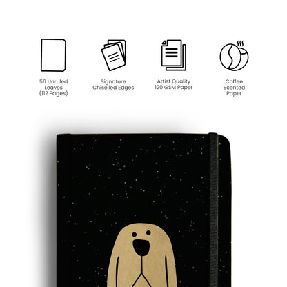 Shining Dog - Handcrafted Diary