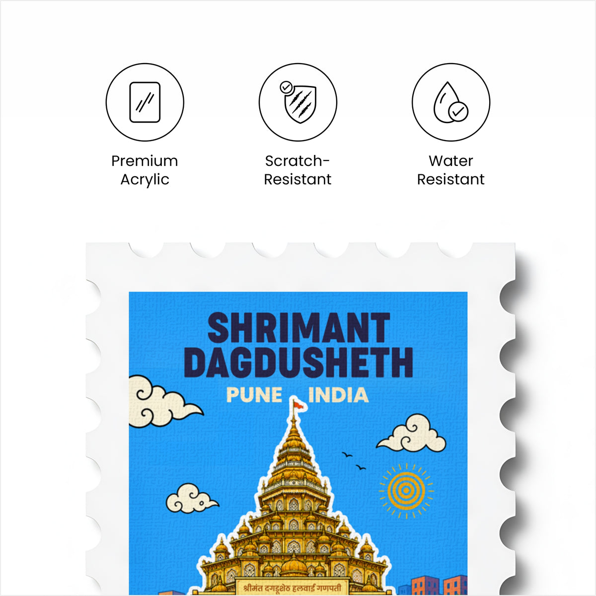 Shrimant Dagadusheth - Magnetic Stamp