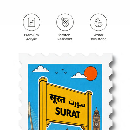 Surat - Magnetic Stamp