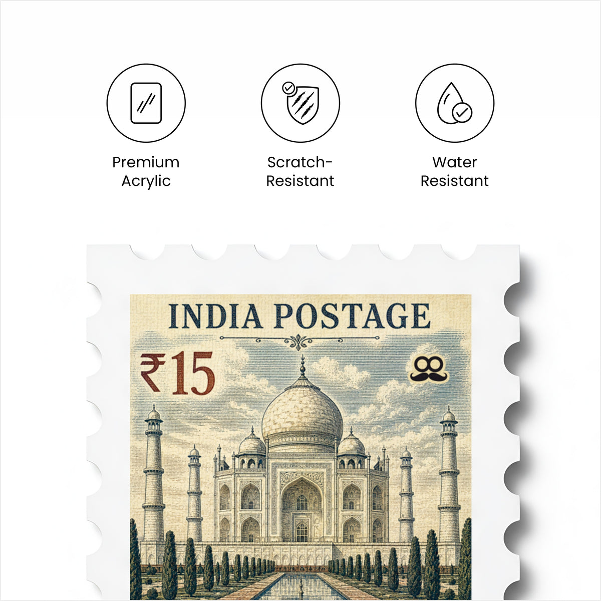 Taj Mahal - Magnetic Stamp