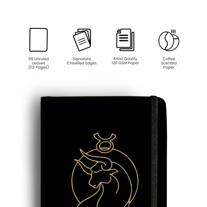 TAURUS - Handcrafted Diary MOOCH DESIGN STUDIO