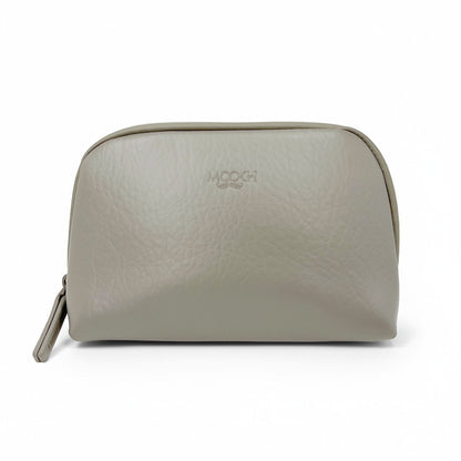 TECH POUCH BIO BASED VEGAN LEATHER - ASH GRAY MOOCH DESIGN STUDIO LLP