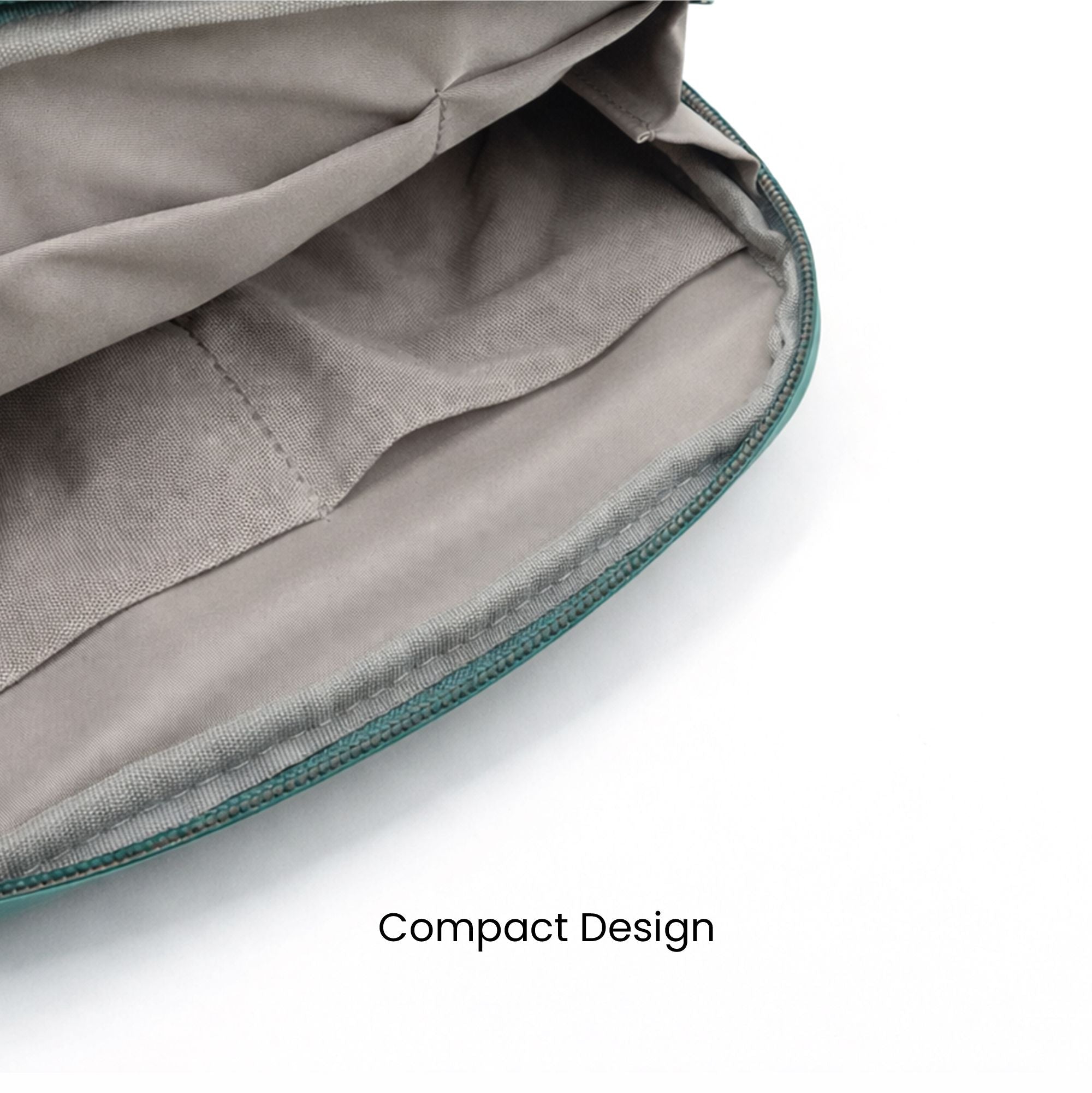 TECH POUCH BIO BASED VEGAN LEATHER - MARINE BLUE MOOCH DESIGN STUDIO LLP