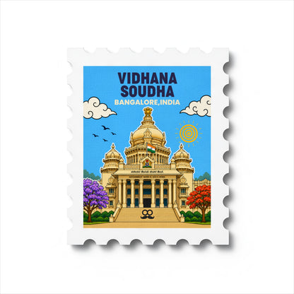 Vidhana soudha - Magnetic Stamp