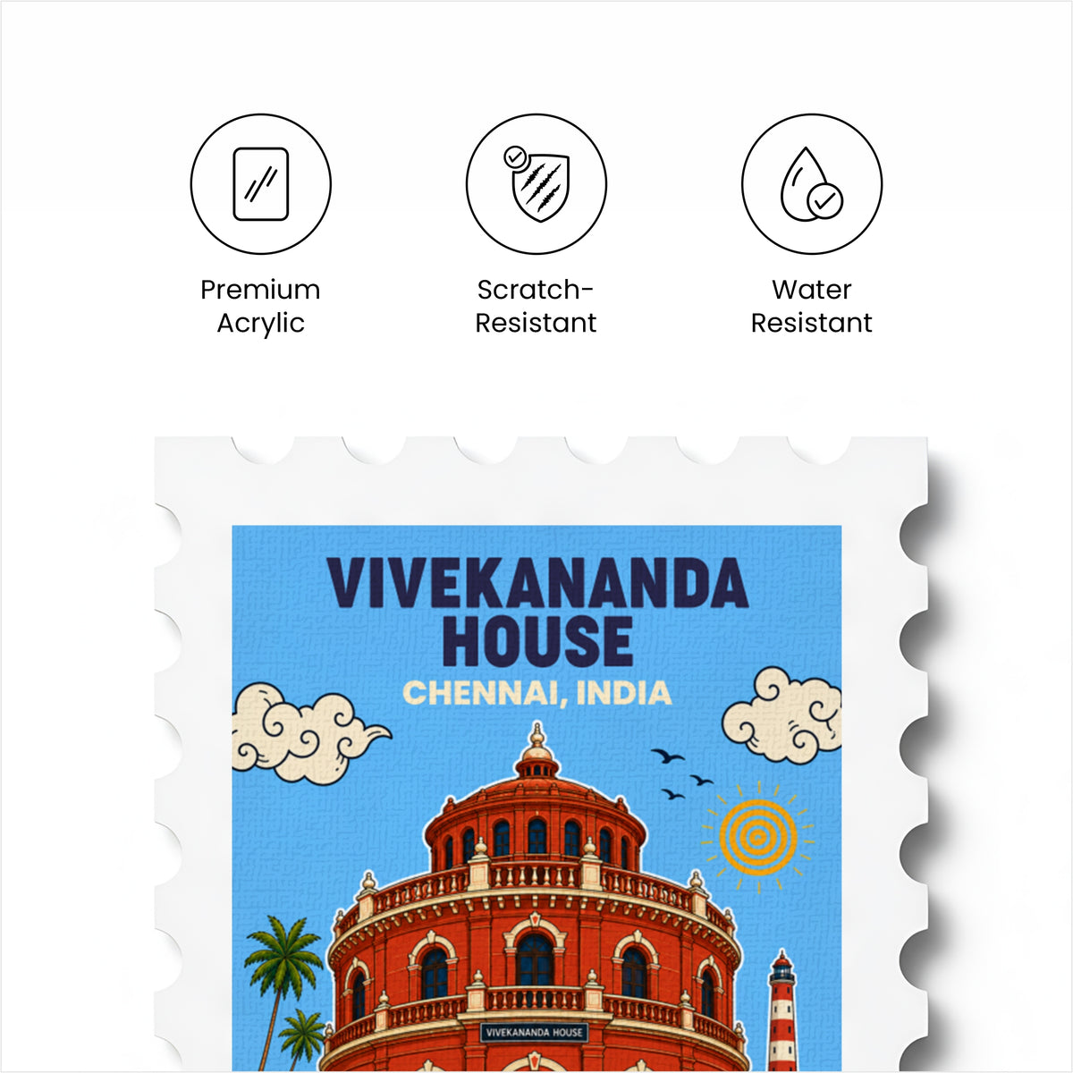 Vivekanand House - Magnetic Stamp