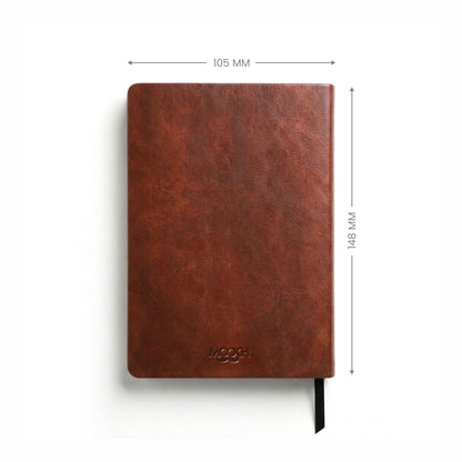 CEO Diary - A6 Vintage Tan MOOCH DESIGN STUDIO LLP