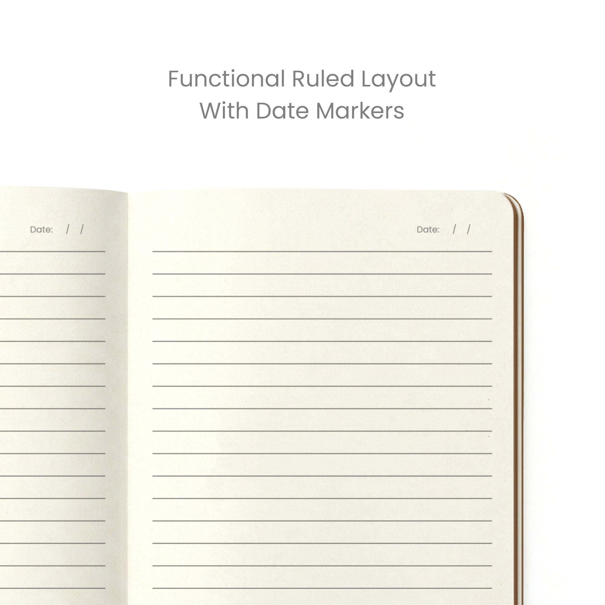 CEO Diary - A6 Vintage Tan MOOCH DESIGN STUDIO LLP