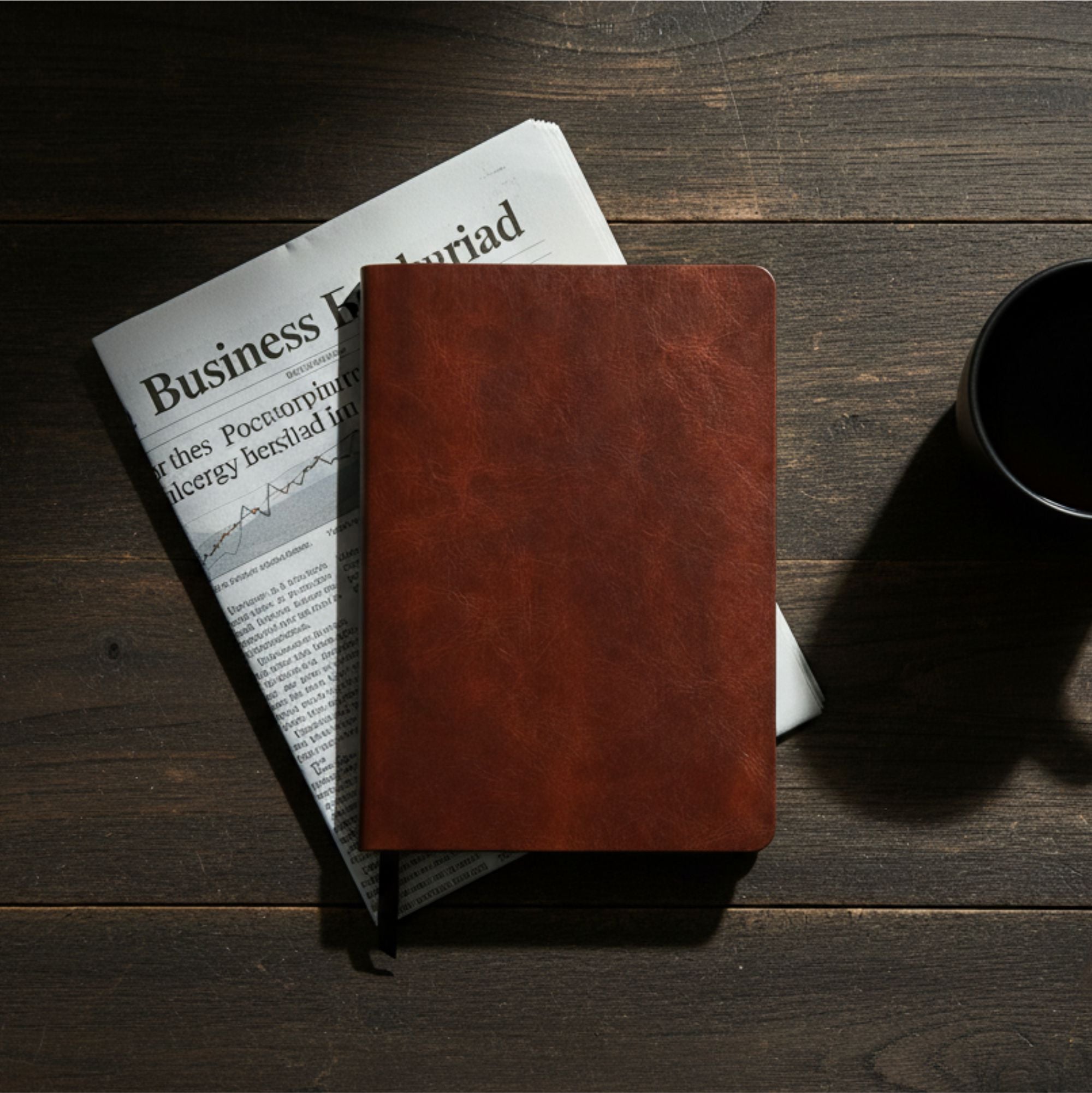 CEO Diary - A6 Vintage Tan MOOCH DESIGN STUDIO LLP