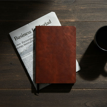 CEO Diary - A6 Vintage Tan MOOCH DESIGN STUDIO LLP