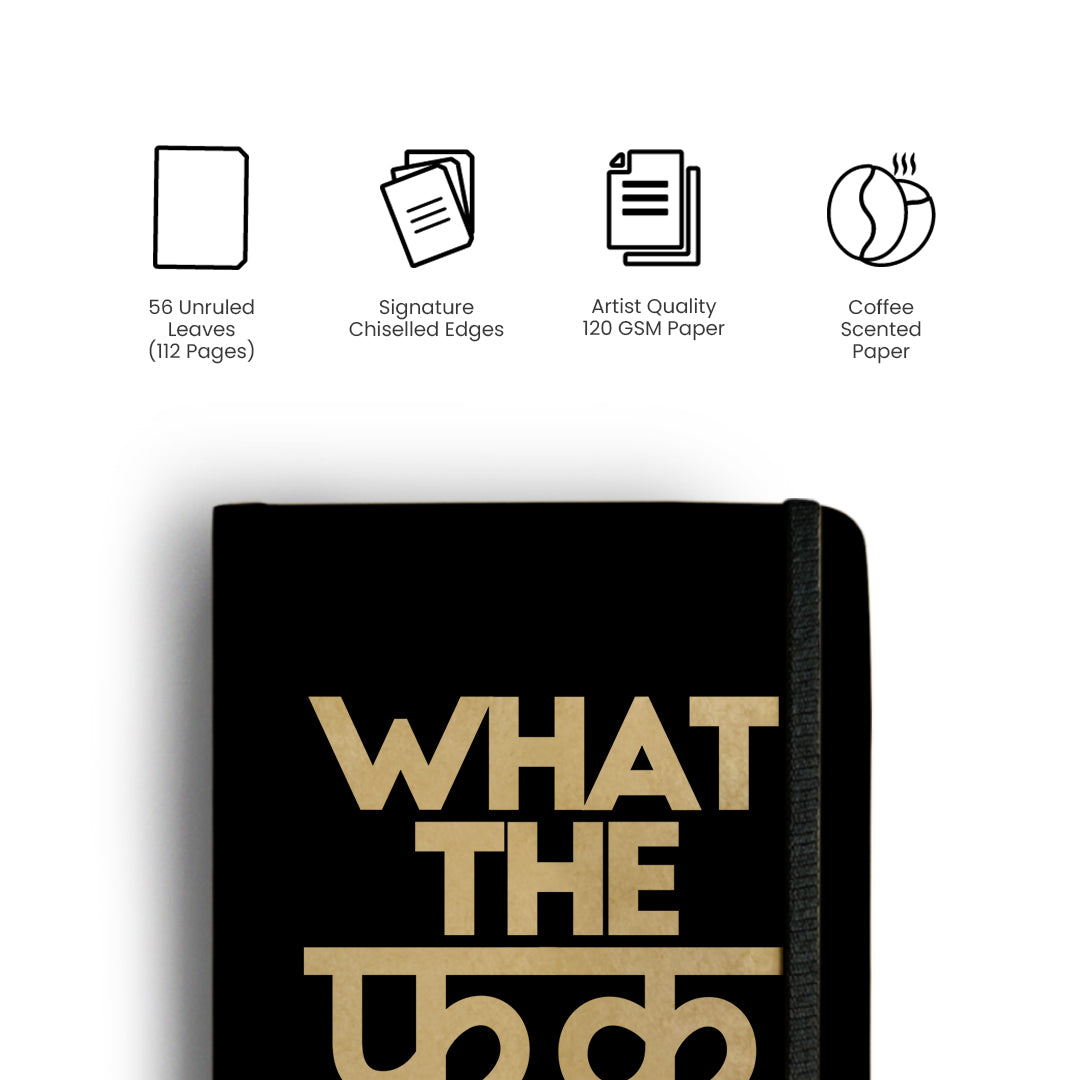 WHAT THE FUCK - Handcrafted Diary MOOCH DESIGN STUDIO